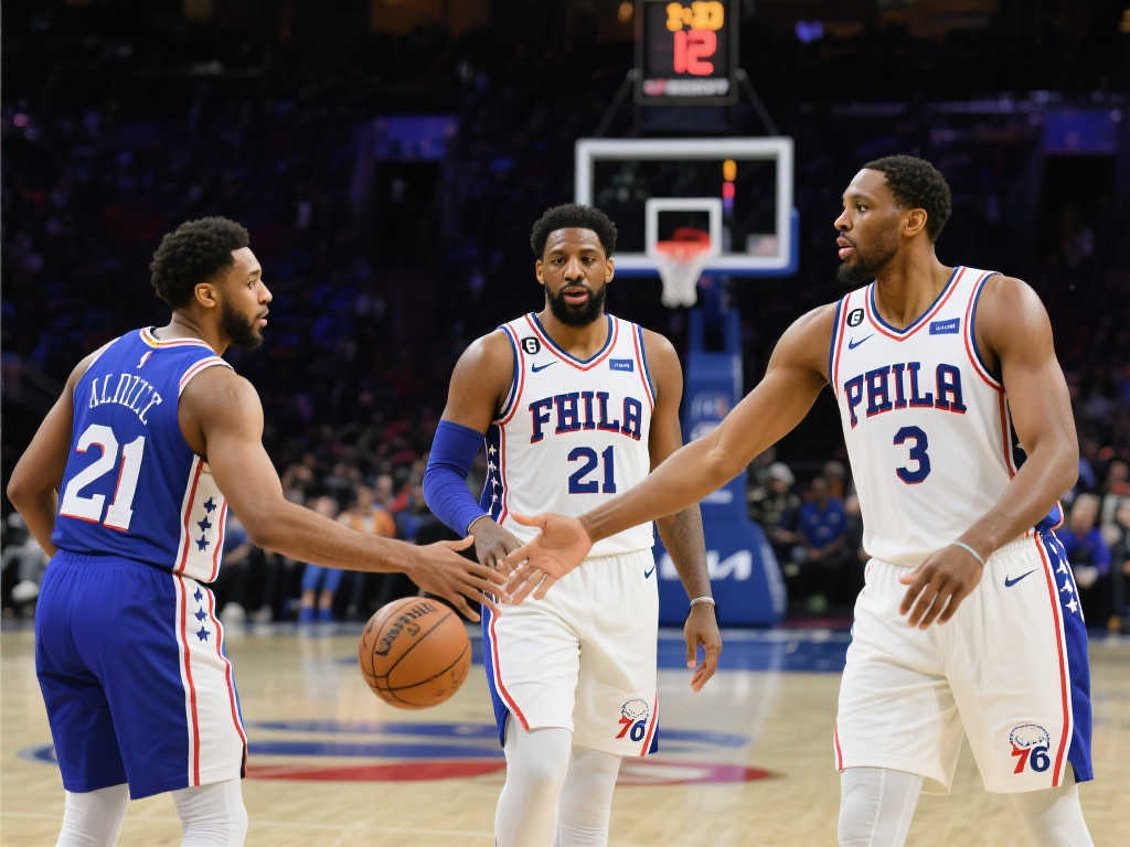 惨败无坎宁安活塞!费城三巨头或成历史最差组合 惨败无坎宁安活塞!费城三巨头或成历史最差组合