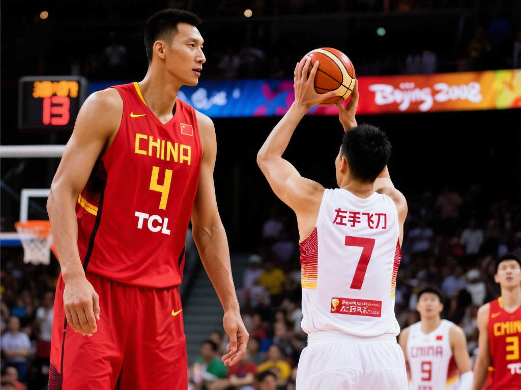 因易建联结缘，左手三分神射手，08北京奥运夺金传奇！