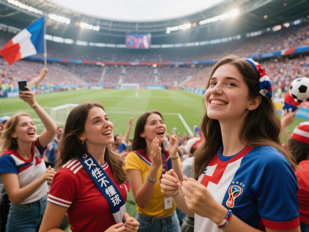 世界杯女球迷文化崛起，女性观众比例上升